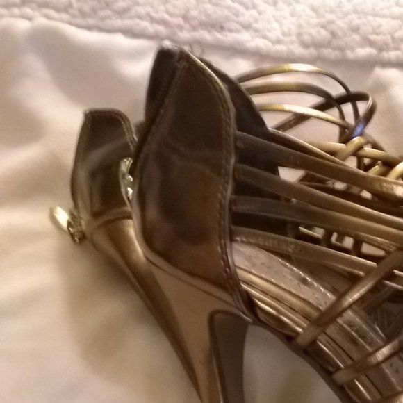 Chinese Laundry Gold Cage heels - Picture 9 of 9